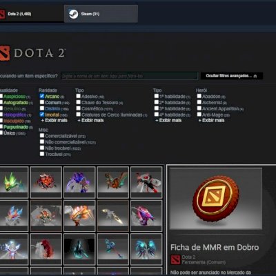 Vendo conta ancestral 1 com varios itens e arcanos