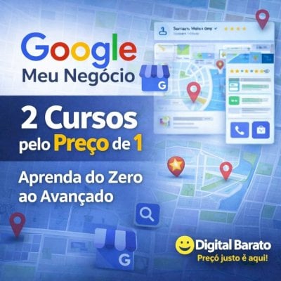 📍🌐🗾 🔥🤑Google Meu Negócio: 2 Cursos Completos pelo Preço de 1 Só! 💰🔥