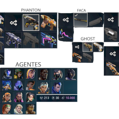 CONTA DO VALORANT  | LVL 70 | Ouro | Champions 2024 Completo -ACEITO NEGOCIAÇÕES