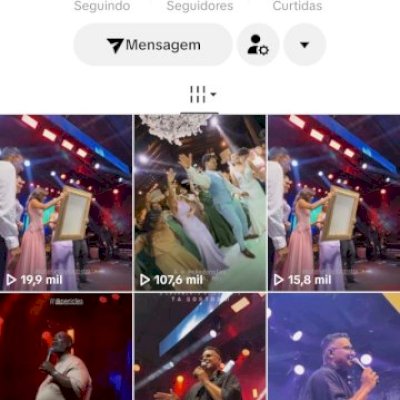 Vendo conta do tik Tok bem engajada