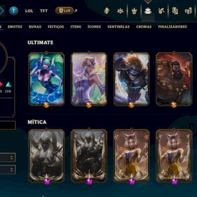 CONTA 100% SEGURA LVL 241 369 SKINS M11 TRISTANA E MAIS