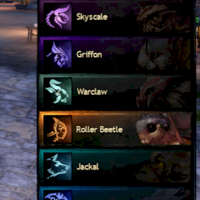 Vendo conta de gw2 com 4 expansões várias montarias e skins