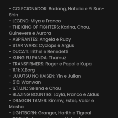 Mega colecionador com quase 500 skins