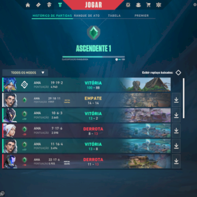 🚨 CONTA VALORANT FULL SKINS – ASCENDENTE 1 – SKINS RARAS 🚨