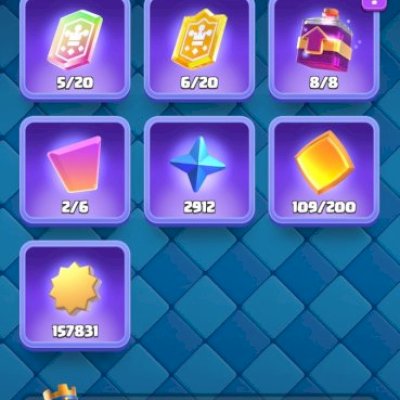 CONTA NIVEL 15, 13 EVOLUÇÕES, +3500 GEMAS, 12K+ DE TROFEUS