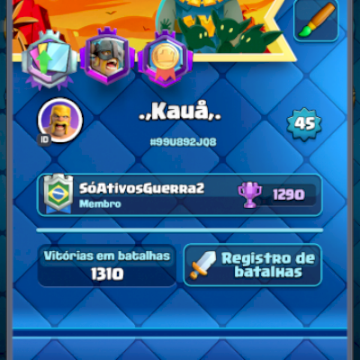 Conta clash,bem upada, 6 anos +7700 troféus