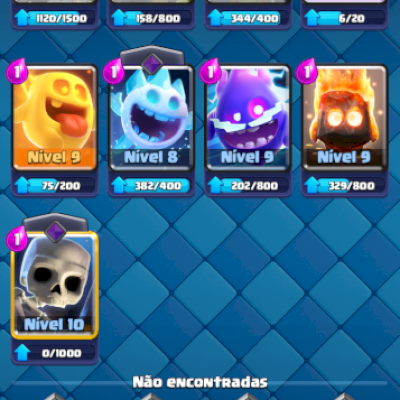 Conta do Clash Royale pra ir logo