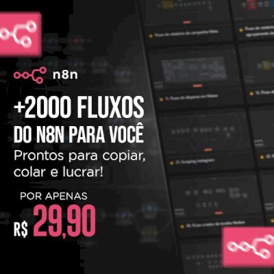 ⚡ +6.000 FLUXOS N8N: A MÁQUINA DE AUTOMAÇÃO DOS RATOS! 🚀