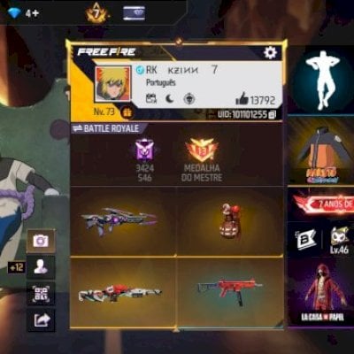 Conta antiga com 7° 8° 10° 11° passe