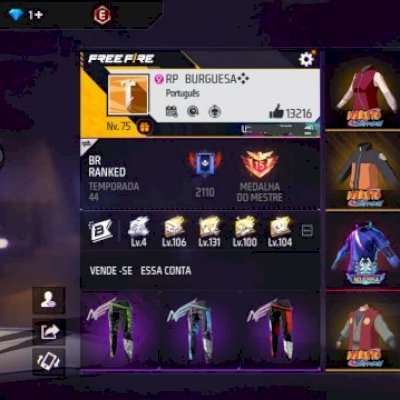 CONTA GEMADA COM PARCERIA DO NARUTO E 4 ANGÉLICAL PARA VENDER LOGO