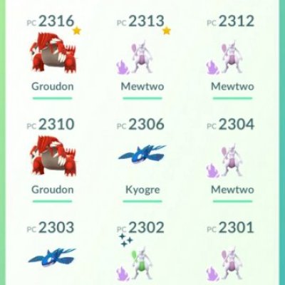 Conta nivel 44 Pokemon go (2016) Com 364 shinys