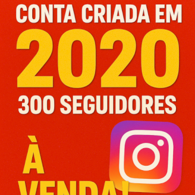 CONTA INSTAGRAM DE 2020