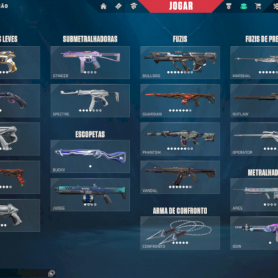 CONTA VALORANT COM MUITAS SKINS (2760 GASTOS)