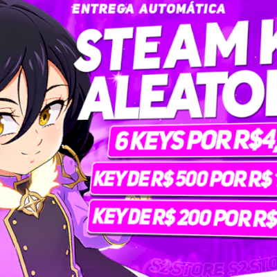 6x Steam Key Aleatória - Global PROMOÇÃO NA DESCRIÇÃO (ENTREGA AUTOMÁTICA)