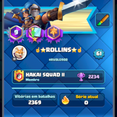 Conta clash Royale 2016