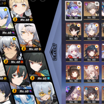 Conta HSR com 36 Personagens T5 + Conta de ZZZ com 19 Rank-S