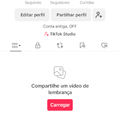 Conta antiga com 2M de curtidas e 34k