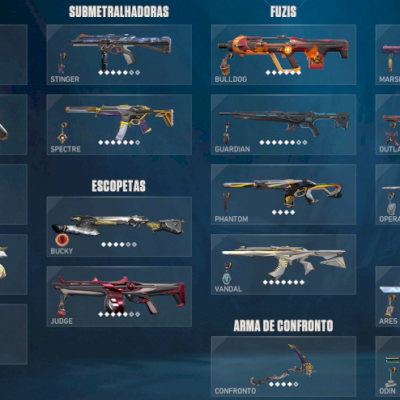 Vendo Minha conta Skin em todas armas +- 3.800,00 investidos