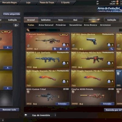 CONTA CROSSFIRE COM 1 INFINITY E 2 VIPS