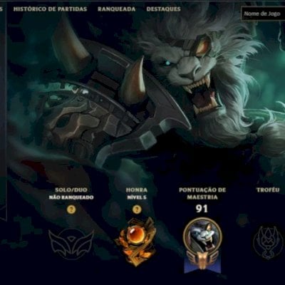 Conta smurf HandLevel, Nível 30, Honra 5 11 skins e 52 campeões. Upada a mão