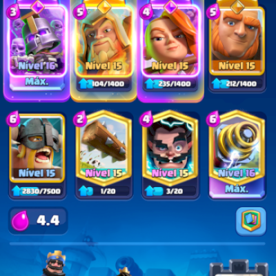 Conta Clash Royale muito upada 12k troféus