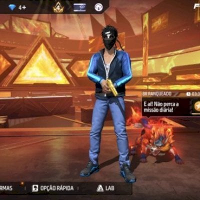 Conta de free fire gemada