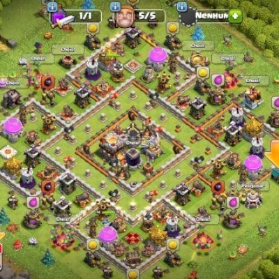 {CV 11full}(CC 8) [varias skins de heróis][6 slots de guerra][958 GEMAS]