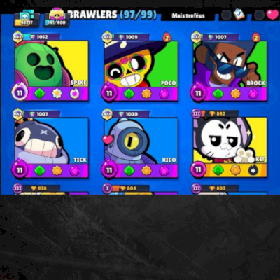 Conta intermediaria de Bralw Stars