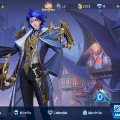 CONTA EPICO 5 E 53 HERÓIS E 40 SKINS