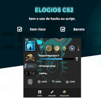 ELOGIOS CS2 - RÁPIDO E BARATO