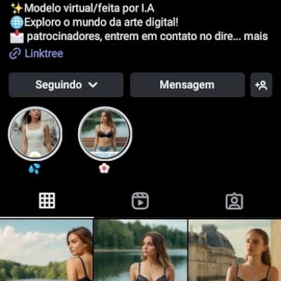 Conta de modelo hot