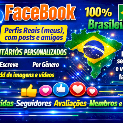Facebook Brasil 100%Real-Comentários Brasileiros [vc esccreve]Promova Seu Produt