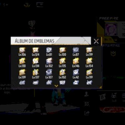 CONTA DE FREE FIRE GEMADA ANTIGA