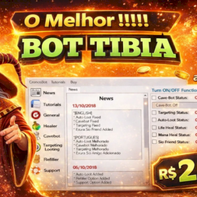 Bot Tibia Todos Clients 2026 - Full Auto, Safe E Privado!