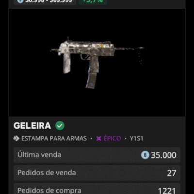 Conta de R6 com Geleira