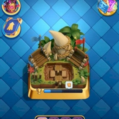 SUBO DE ARENA NA SUA CONTA!Clash royale