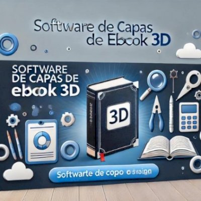Software de Capas de Ebook 3D - Crie Capas de Ebooks Impressionantes em Minutos