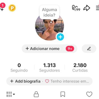 CONTA TIK TOK 1,3K SEG E 2,1K DE CURTIDAS (CONTAS TIK TOK)