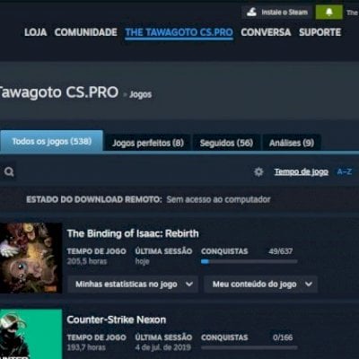 Conta Steam de 10K