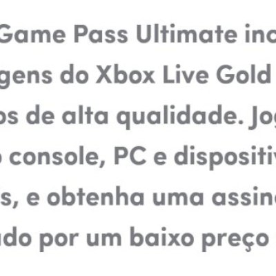 Xbox Game Pass ultimate - 3 meses 100 jogos
