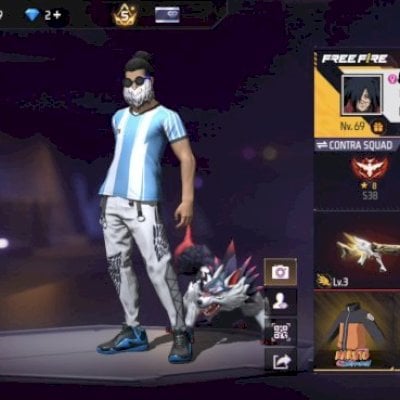 Conta free Fire 8 anos prime 5