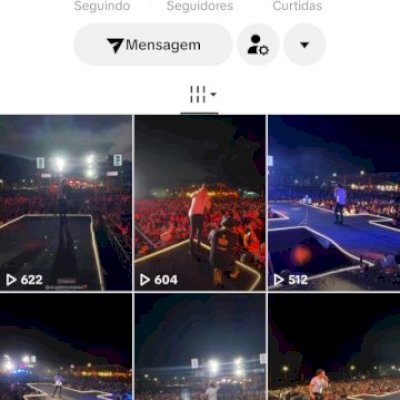 Vendo conta do tik Tok bem engajada