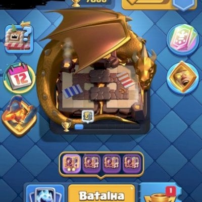 CONTA LOG BAIT 7K 🏆 + 3 EVOS E MEGA KNIGHT 11