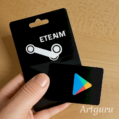 Gift Card - Steam / Play Store e +