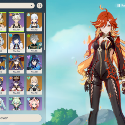 Conta de genshin AR 58