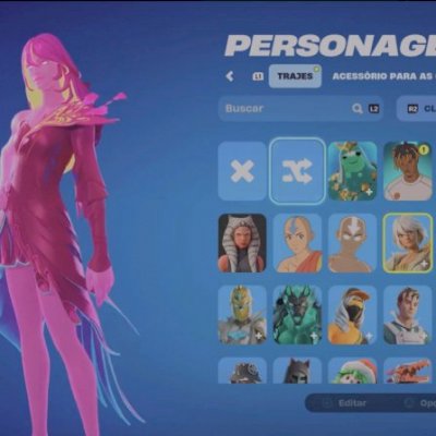 CONTA COM SKINS FORTNITE - EPIC GAMES