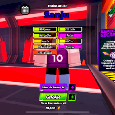 CONTA DE LENDAS DE VOLEIBOL