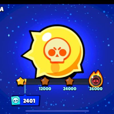 Conta rara +47k de troféus + de 4 anos ativa com todos os Brawlers nível Máx!