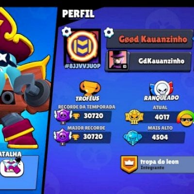 Conta de Brawl Stars rara de 2019
