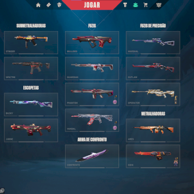 Conta Valorant Faca Saqueadora, Zenofang, Vandal Gaia e mais!(1400RS Gastos!)
